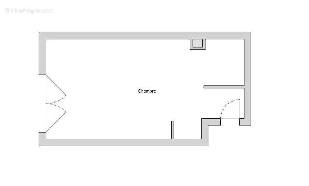 Etat actuel sans salle d&#039;eau - Appartement à VIROFLAY