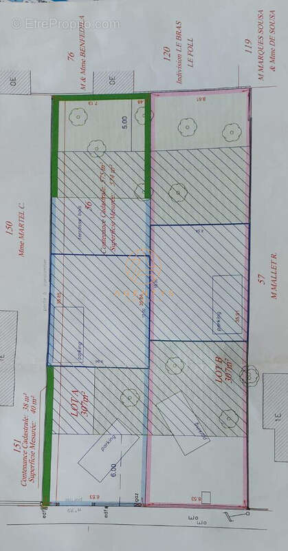 Terrain à CHAMPIGNY-SUR-MARNE