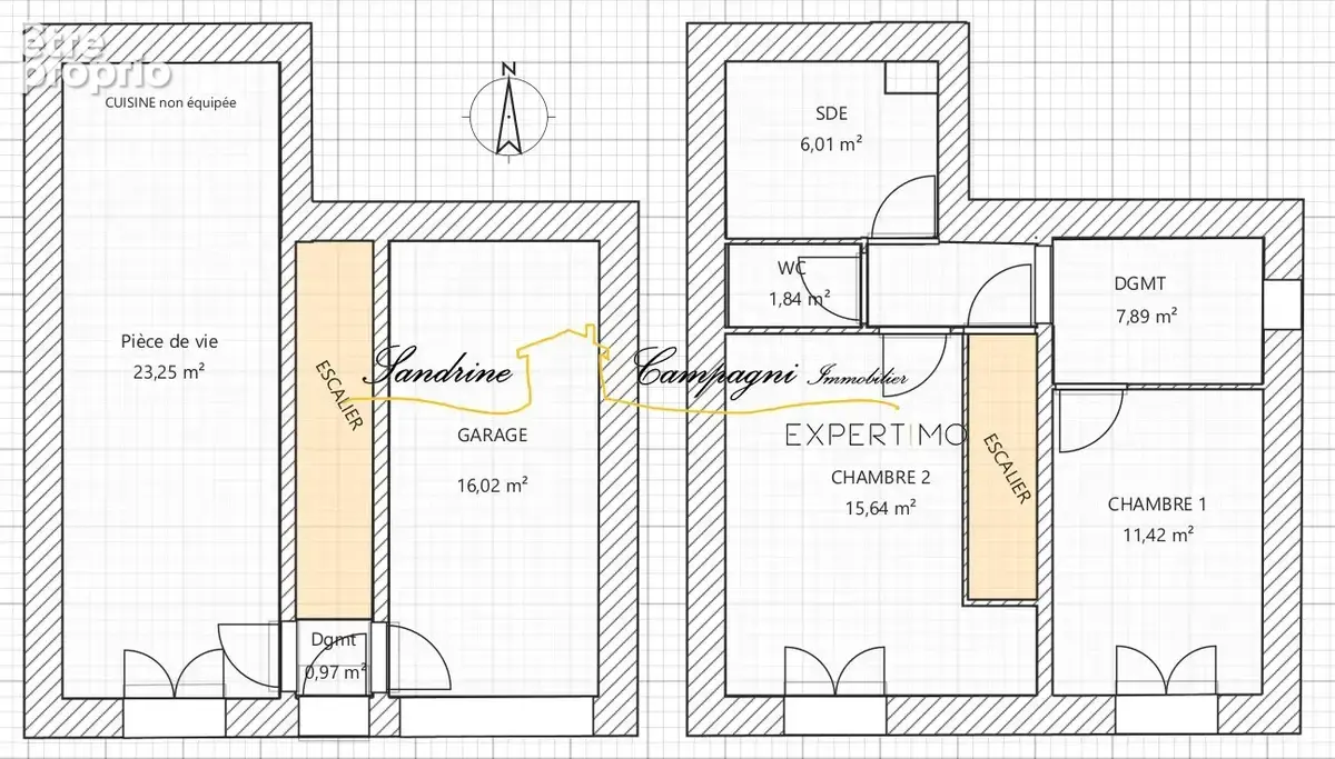 Maison de village avec garage, à terminer de rénover - photo 2