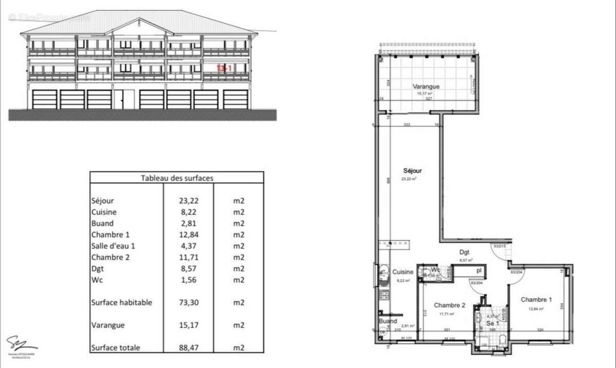Appartement à LES TROIS-ILETS