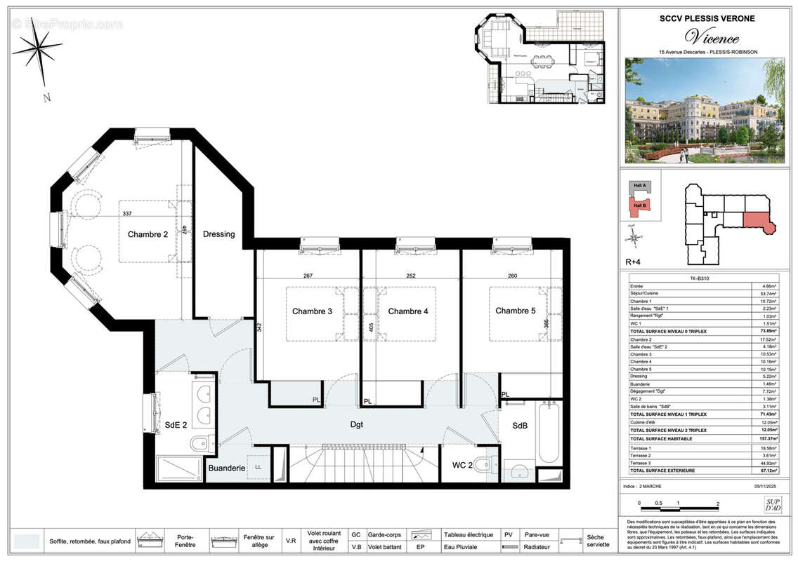 Appartement à LE PLESSIS-ROBINSON