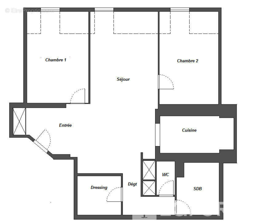 Appartement à PARIS-2E