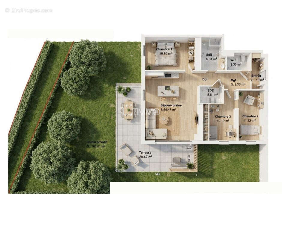 Appartement à BEBLENHEIM