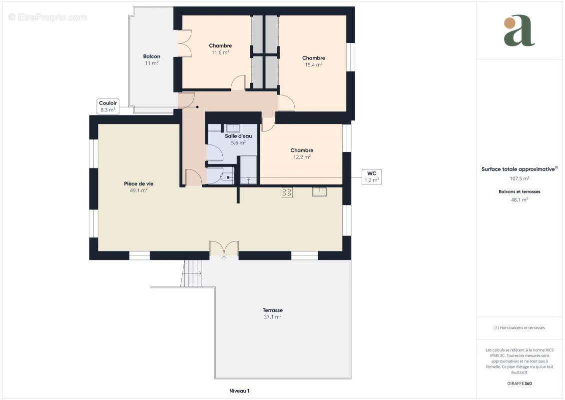 Appartement à ROGNES