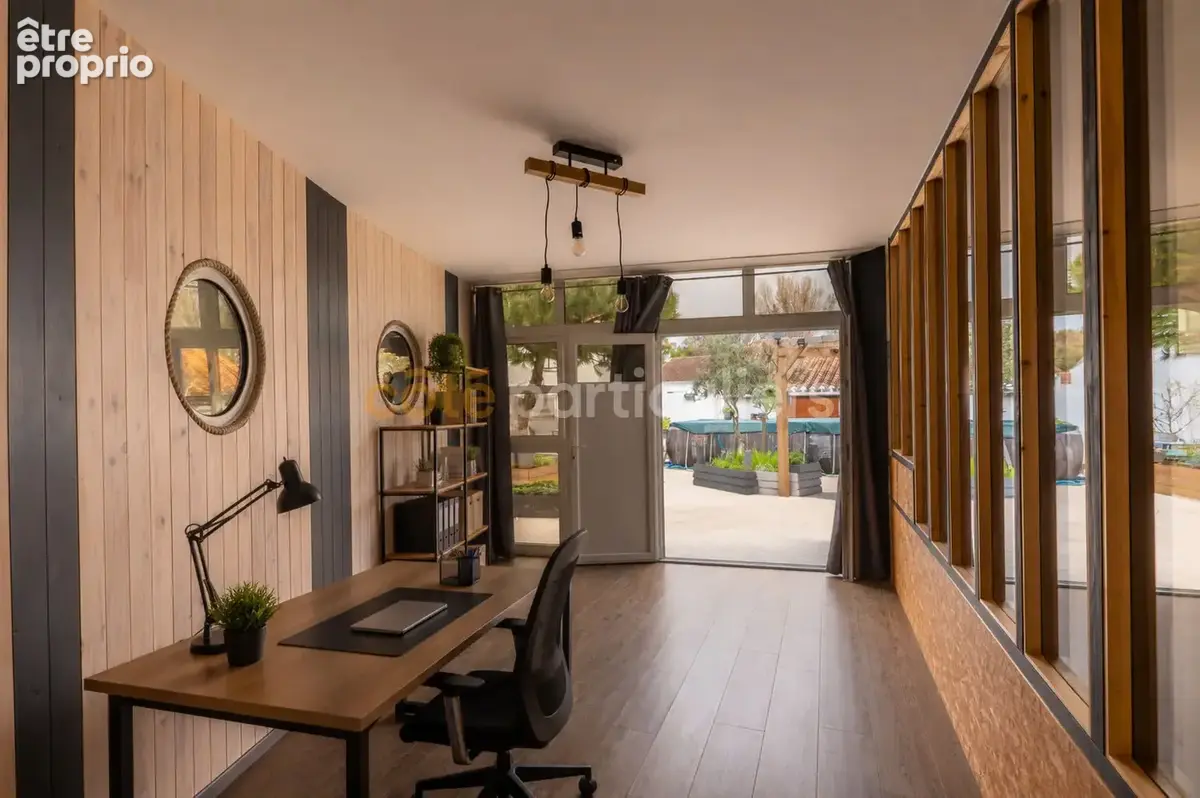 Notre-dame-de-riez --maison -- 6 pieces -- 210 m2 -- grande piece de vie -- plain-pied -- rentabilite locative -- loft independa - photo 8