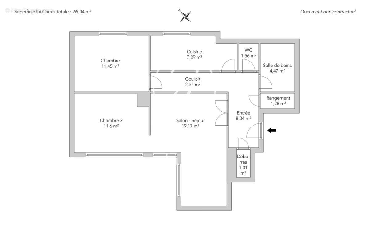 Appartement à PARIS-17E