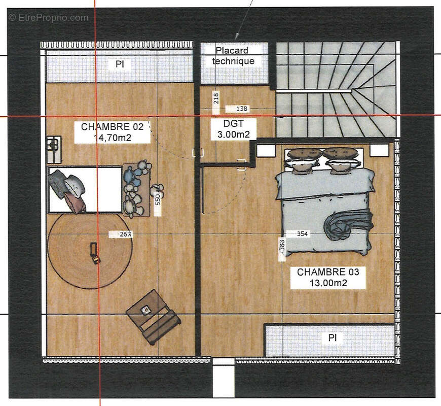 Triplex T4 de 84.80 m2hab. avec jardin privatif à Chaponost (EN COURS DE RENOVATION) - photo 4
