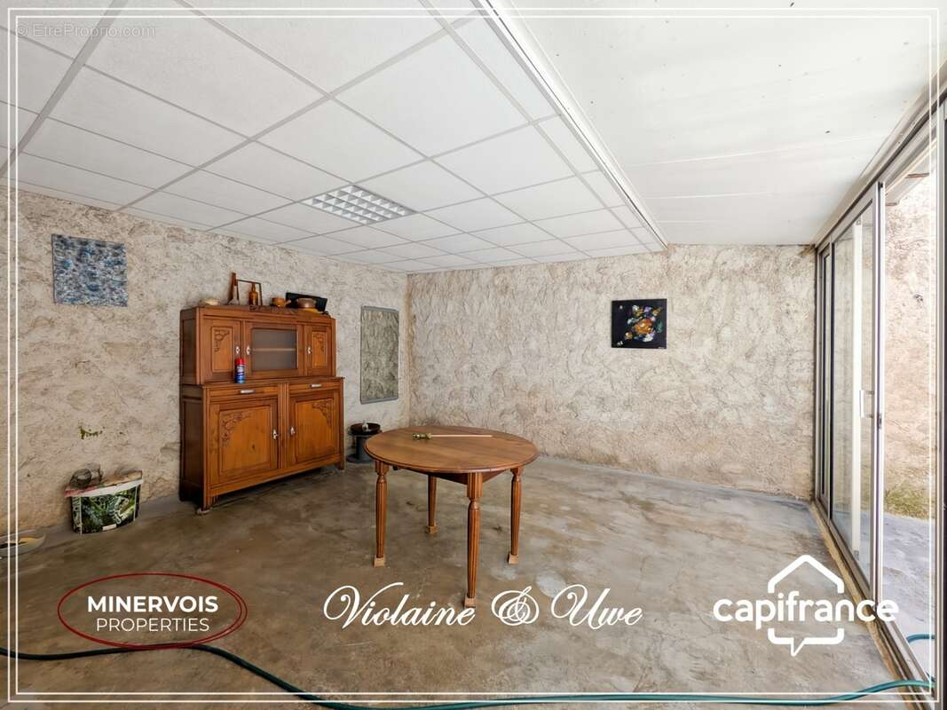 Maison en pierre rénovée avec grand garage, terrasse, cour et terrain – Siran (34210) - photo 10
