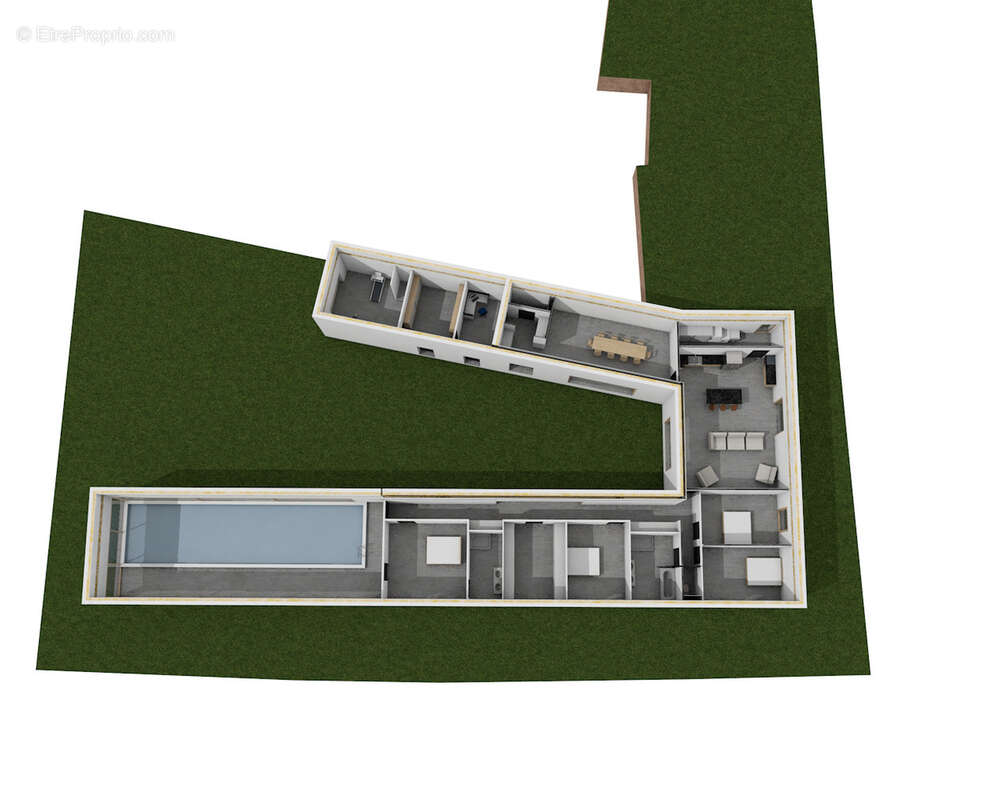BAGNOL-SUR-CEZE Splendide villa ultra moderne de plain-pied de 258 m2 avec piscine intérieure et garage - photo 7