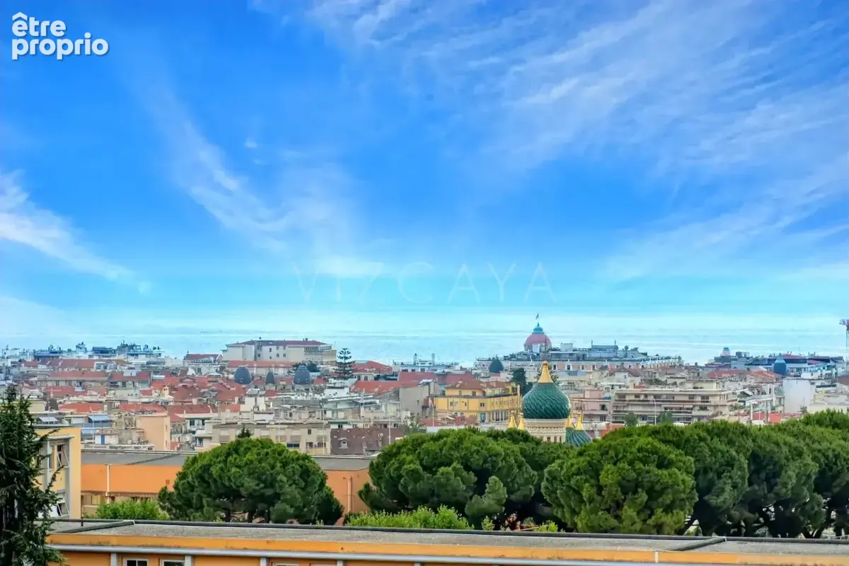 Bas du Parc Impérial / Piol – Dernier étage , 4 pièces rénové avec terrasses et vue mer - photo 4