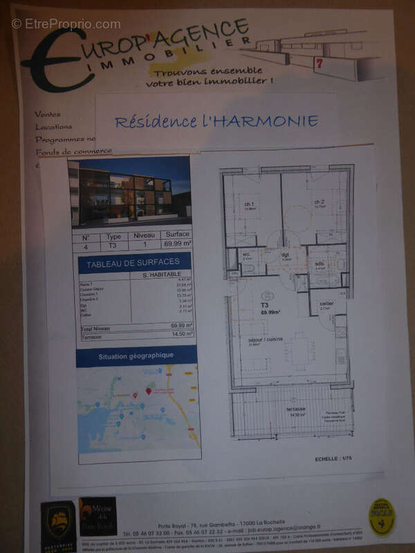 Appartement à LA ROCHELLE