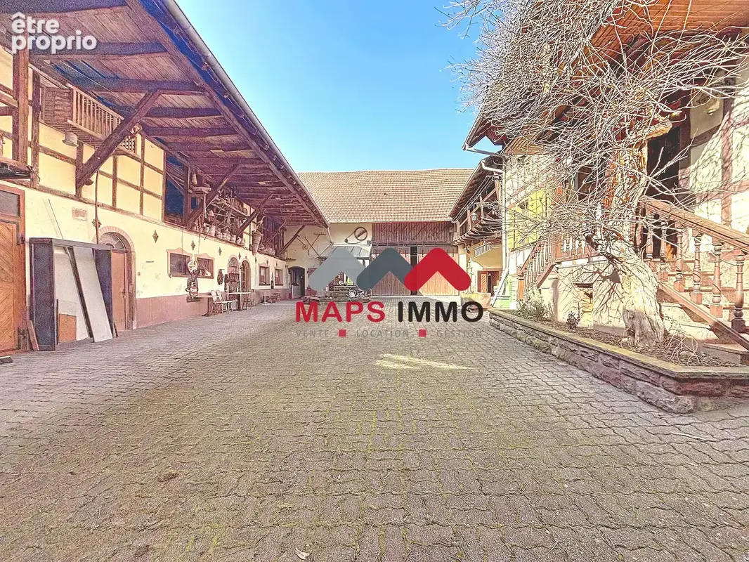 Ernolsheim-sur-bruche   corps de ferme de 1869   187 m2 habitables   450 m2 de dépendances   terrain de 13,52 ares - photo 1
