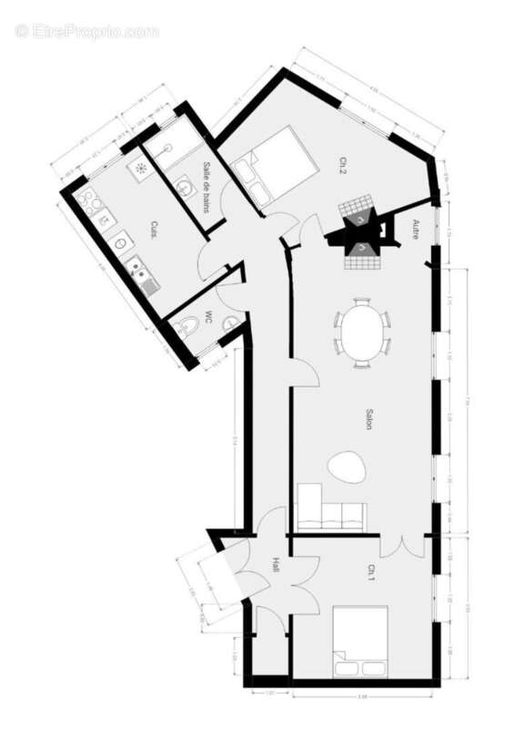 Appartement à PARIS-15E