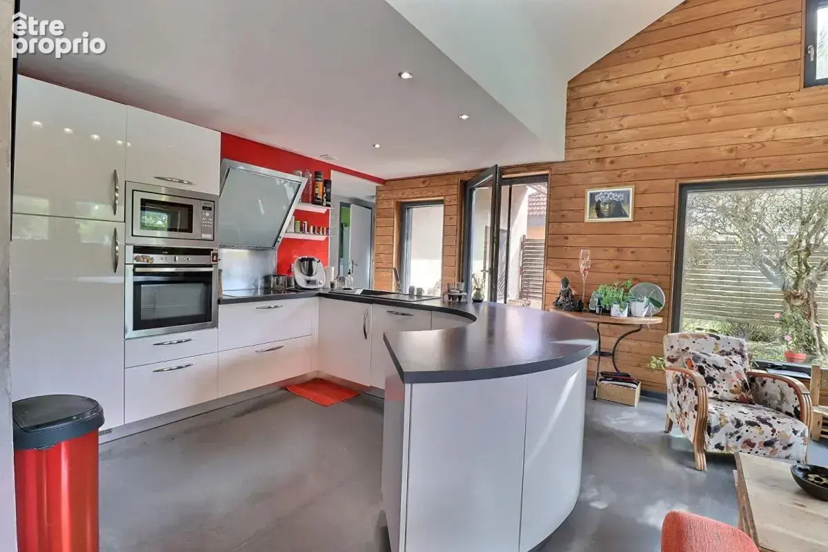 Maison d'architecte bioclimatique 5P 122 m² avec piscine et dépendances à SAINTE-MARIE-D'ALLOIX (38660) - photo 7