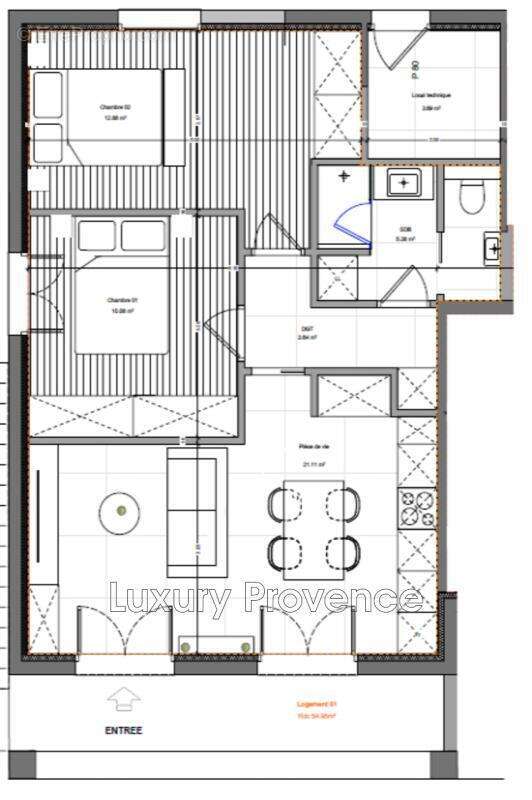 Appartement à SIMIANE-COLLONGUE