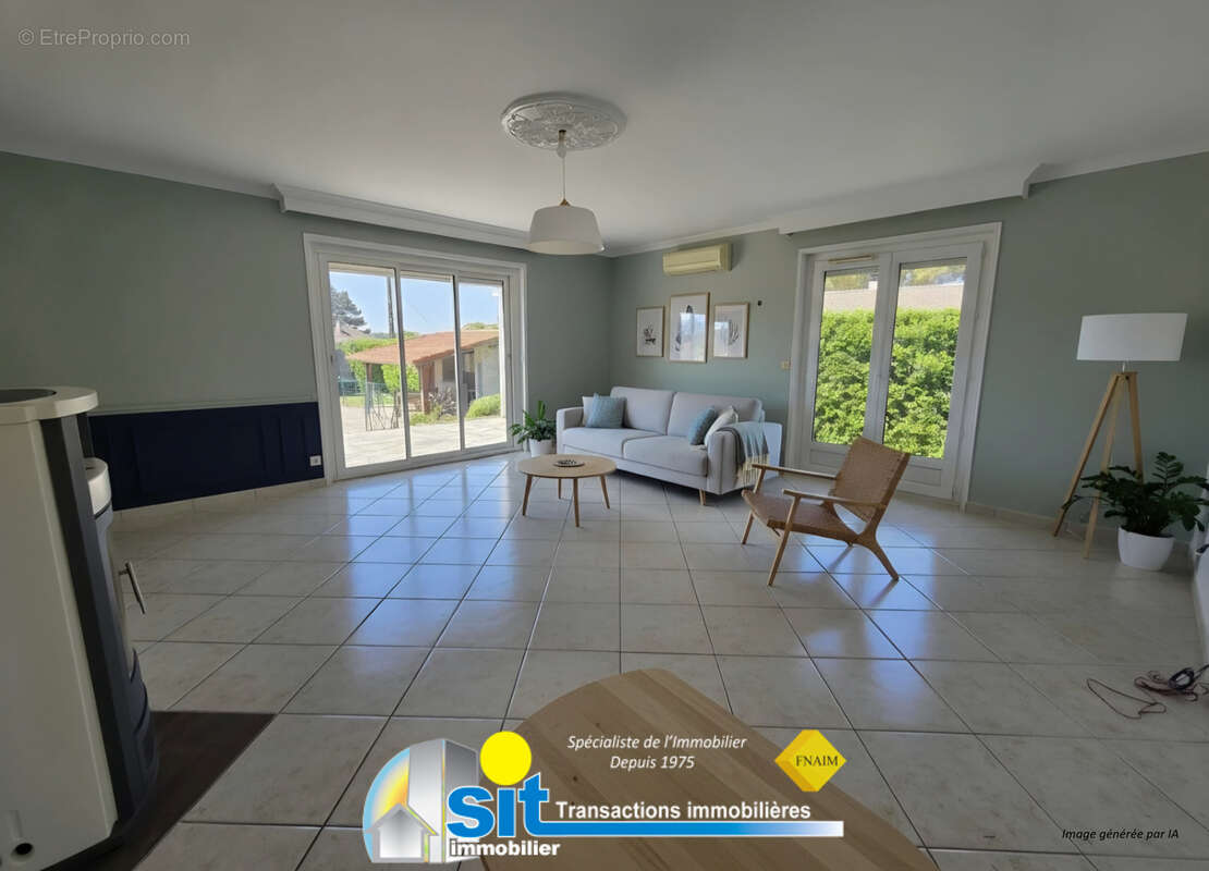 Villa 136 m2   3 chambres   Piscine   Sous-sol complet   Cheyssieu - photo 9