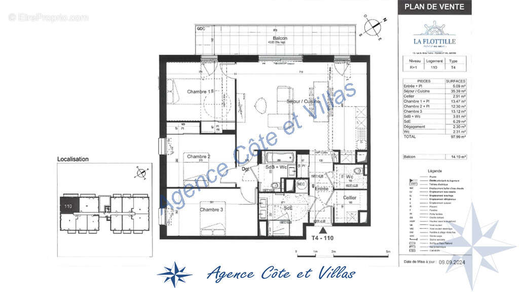 Appartement à PLENEUF-VAL-ANDRE