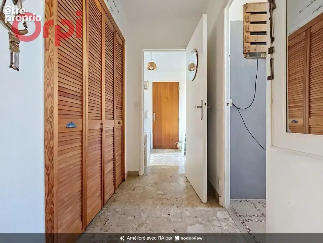 Appartement 3p a vendre au dernier etage au calme traversant parking residence fermee - photo 6