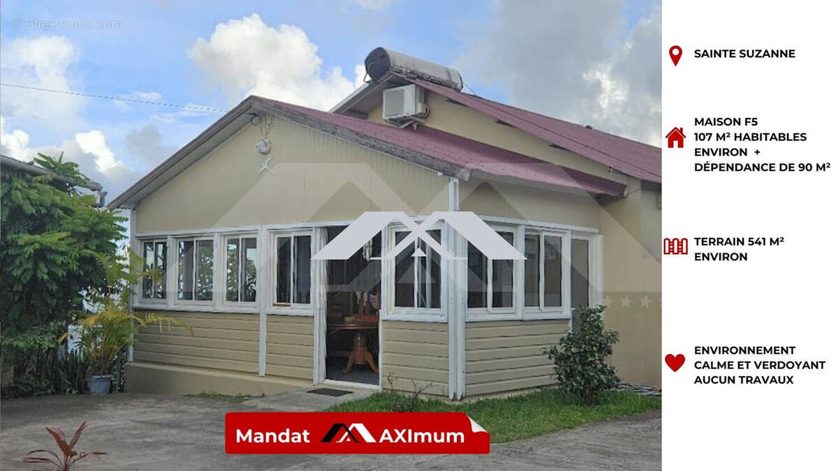 Maison à SAINTE-SUZANNE
