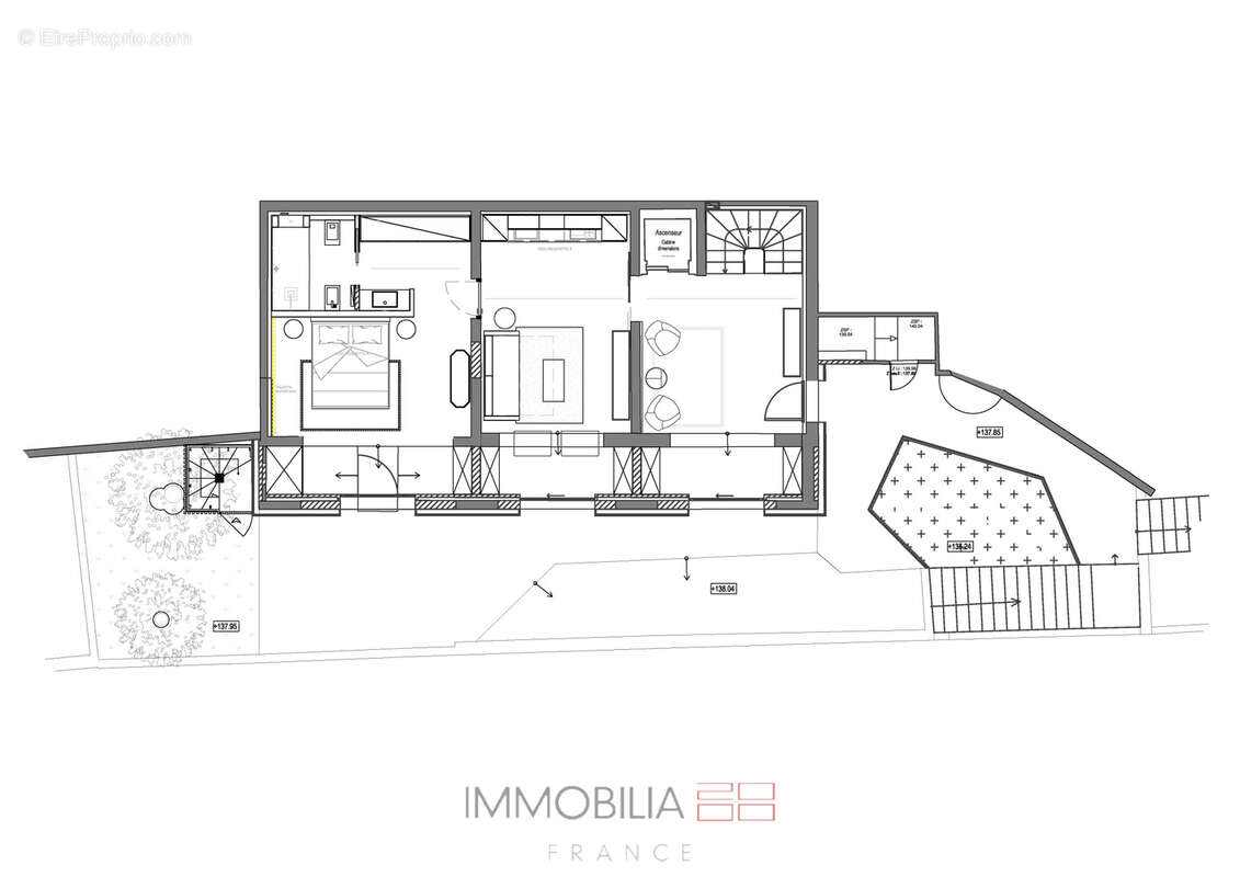 Villa contemporaine rénovée avec vue mer spectaculaire   Secteur Golfe Bleu, à deux pas de Monaco - photo 26