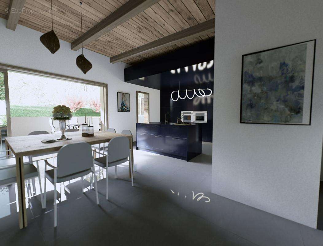 Maison d'architecte Les Auxons 5 pièce(s) 152 m2 - photo 14