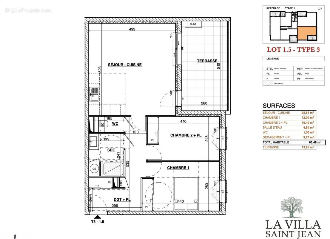 Appartement à MEYREUIL