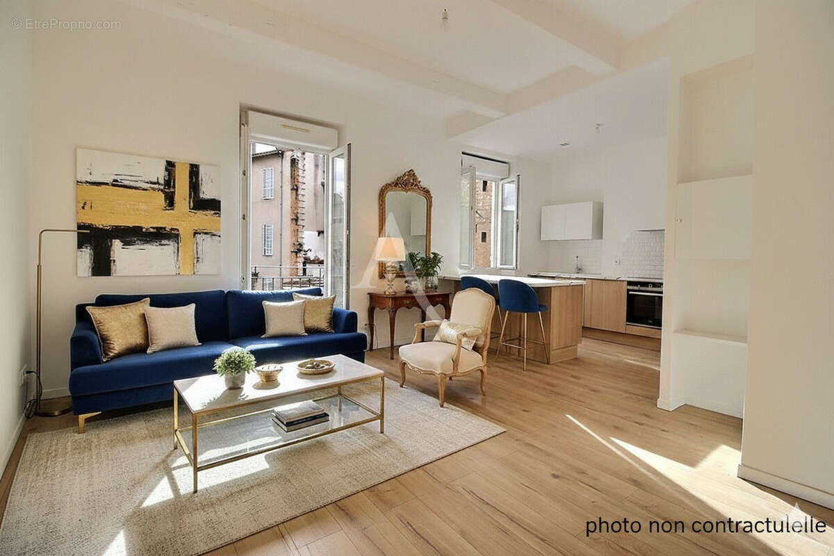 Marseille 6- secteur lodi - appartement 2 chambres -  renove traversant comtemporain - au calme  absolu - lumineux - photo 5