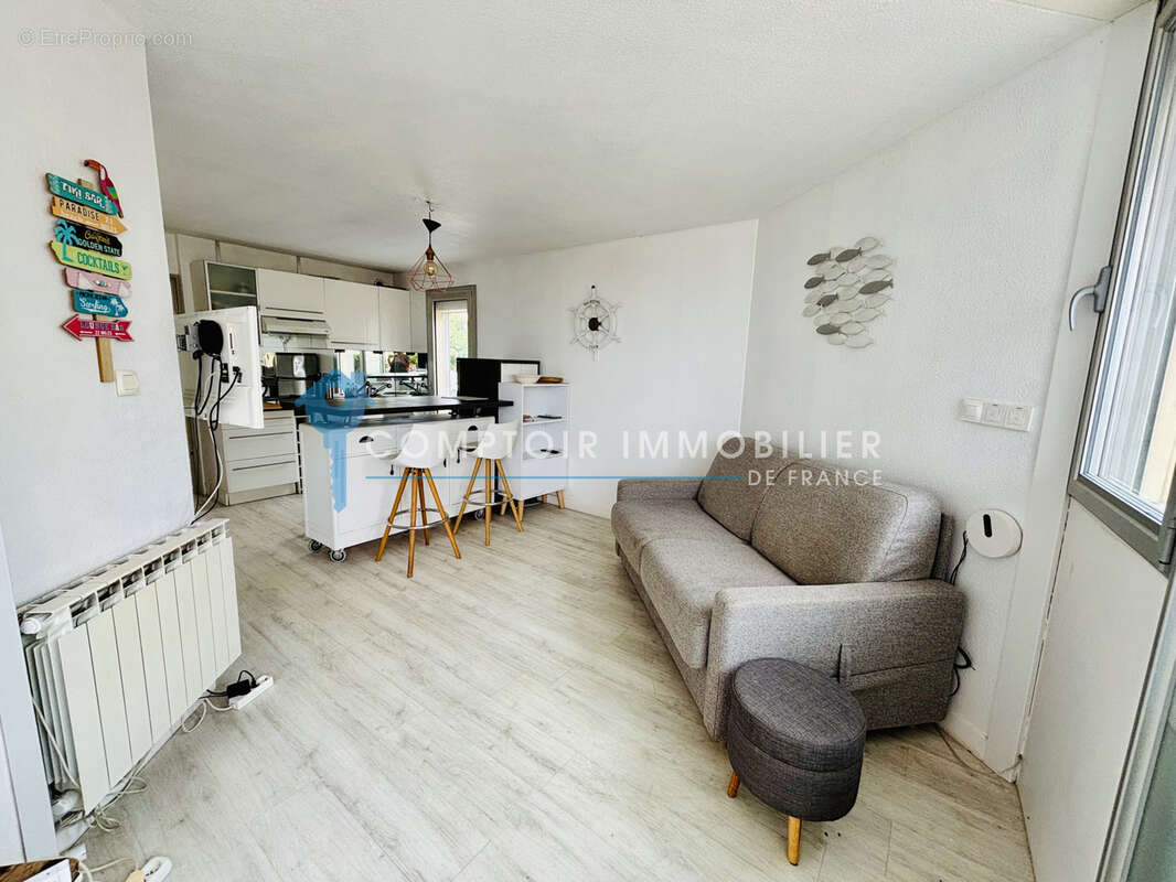 Appartement T1 Cabine Carnon Vue Mer transversale - photo 2