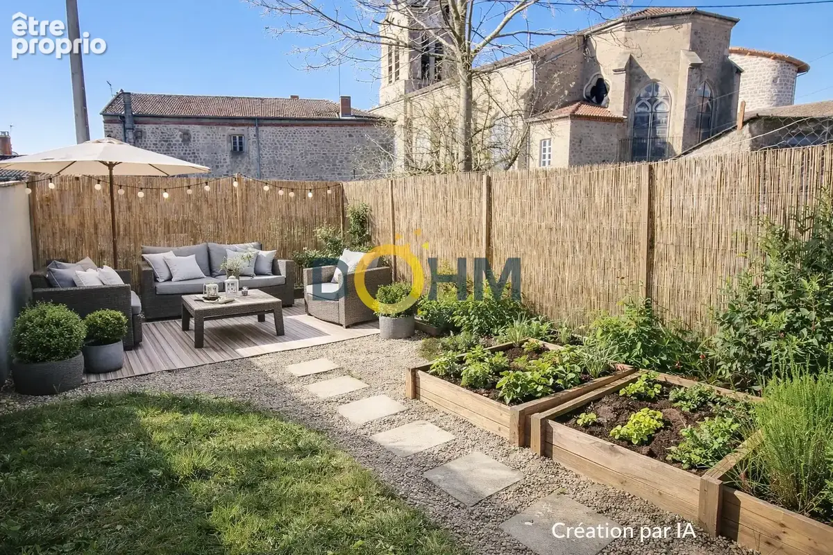 Maison de village 86m2 habitables avec jardin de 92m2 à Estivareilles - photo 1