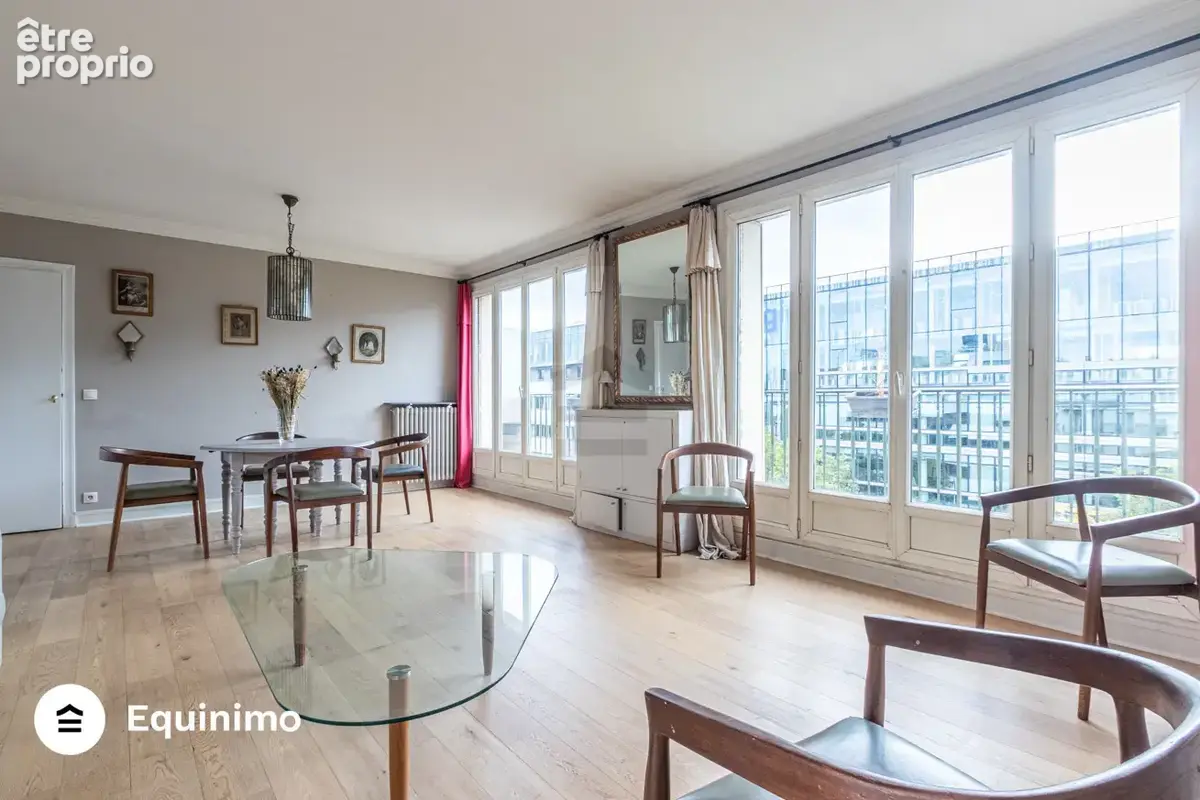 Appartement de 97,50m2 avec balcons, situé avenue du Général Leclerc à 10m du métro Billancourt - photo 2