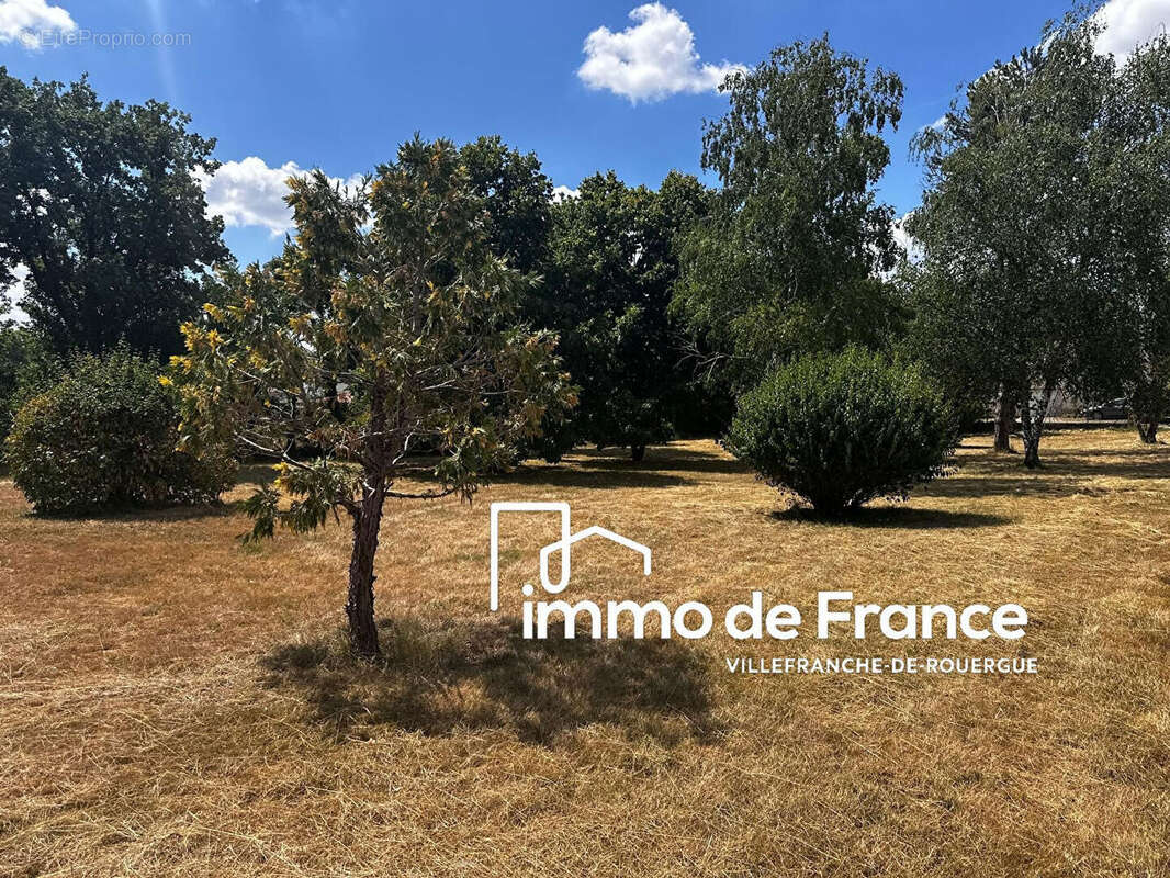 Villefranche De Rouergue, terrain à bâtir de 1877 m² plat et arboré, quartier calme - photo 4