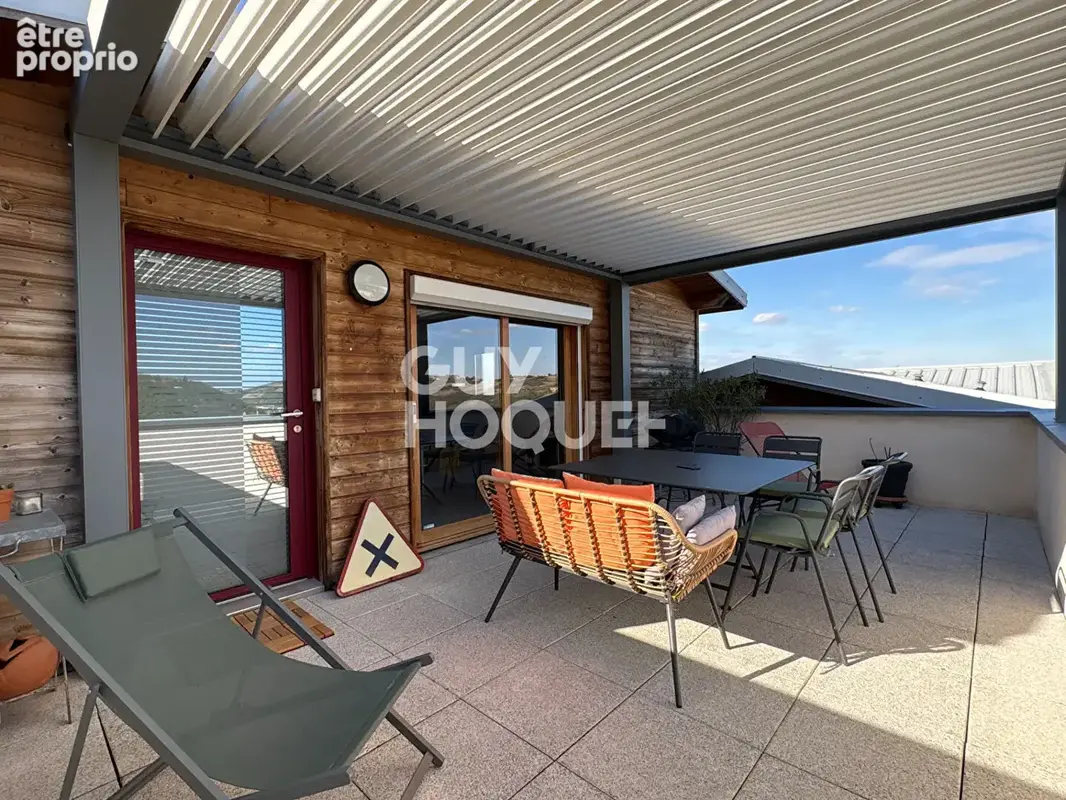 Appartement T4 climatisé de 95m² dernier étage avec terrasse et garage double - Loire-sur-Rhône Clos de Beauregard - photo 14