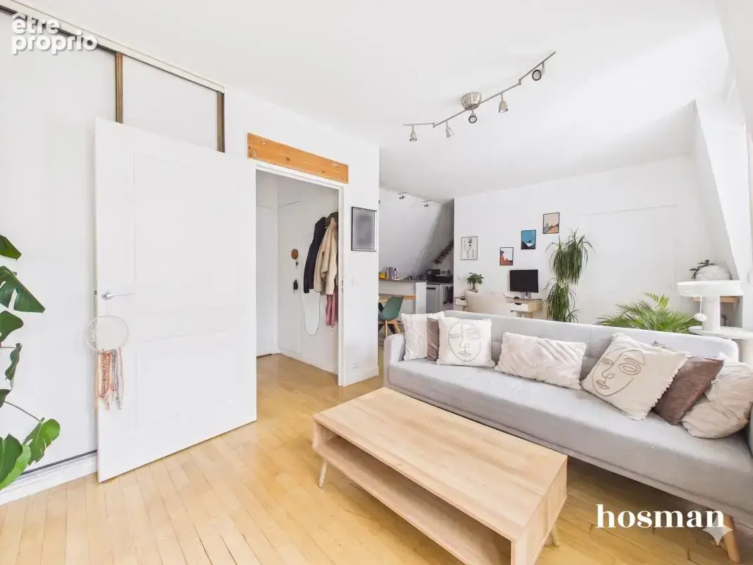 Dernier étage avec terrasse au calme exposé sud-ouest - 2 pièces 50 m² pondéré - Rue Jouvenet, Paris 16ème - photo 5
