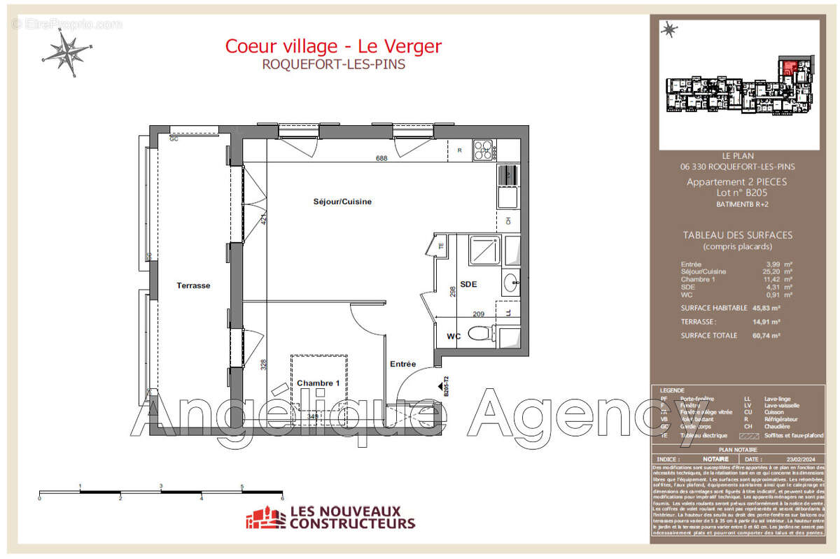 Appartement à ROQUEFORT-LES-PINS