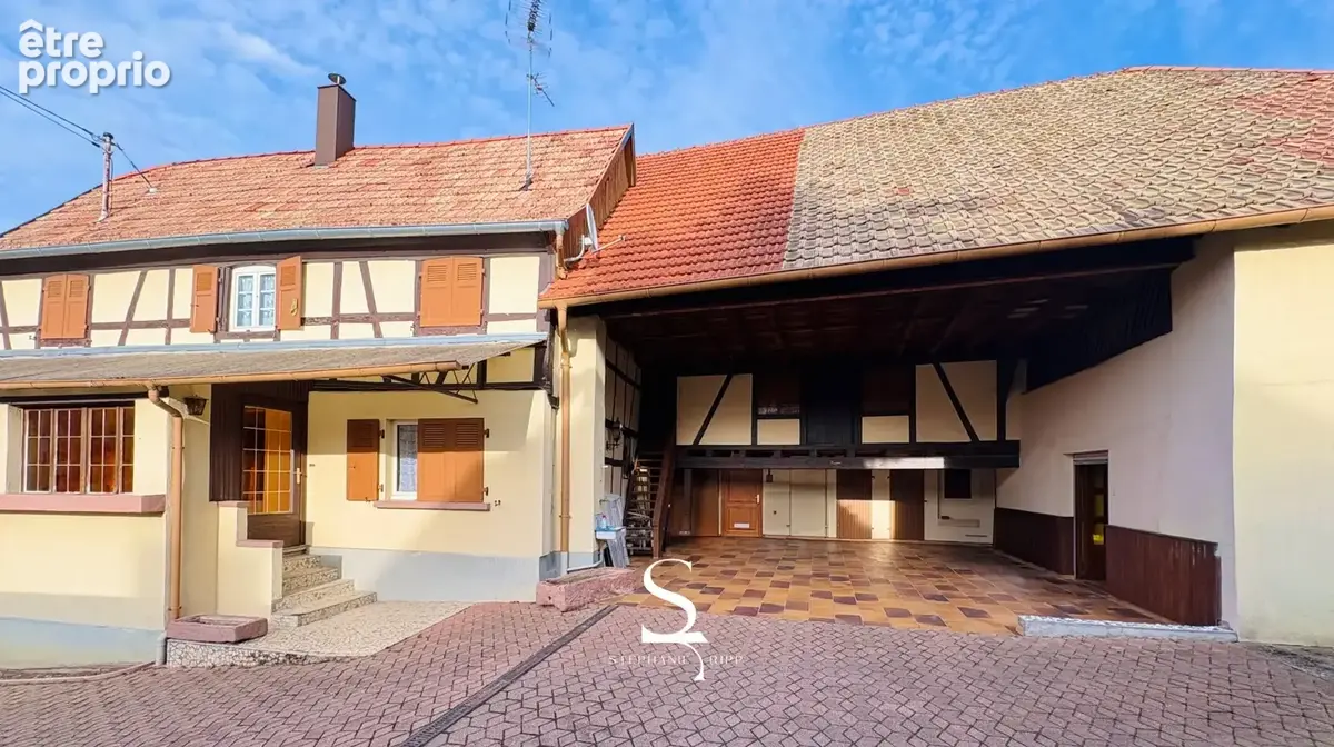 Maison alsacienne à rénover, 120 m² + dépendances, beau potentiel à OHLUNGEN - photo 2