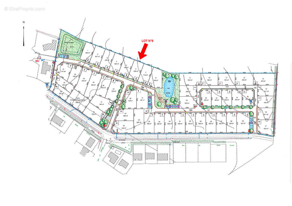 Terrain à L&#039;AIGUILLON-SUR-VIE