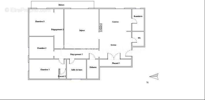 Appartement 4 pièces de 80 m² Noisy-le-Grand Secteur Noisy Champs - photo 22