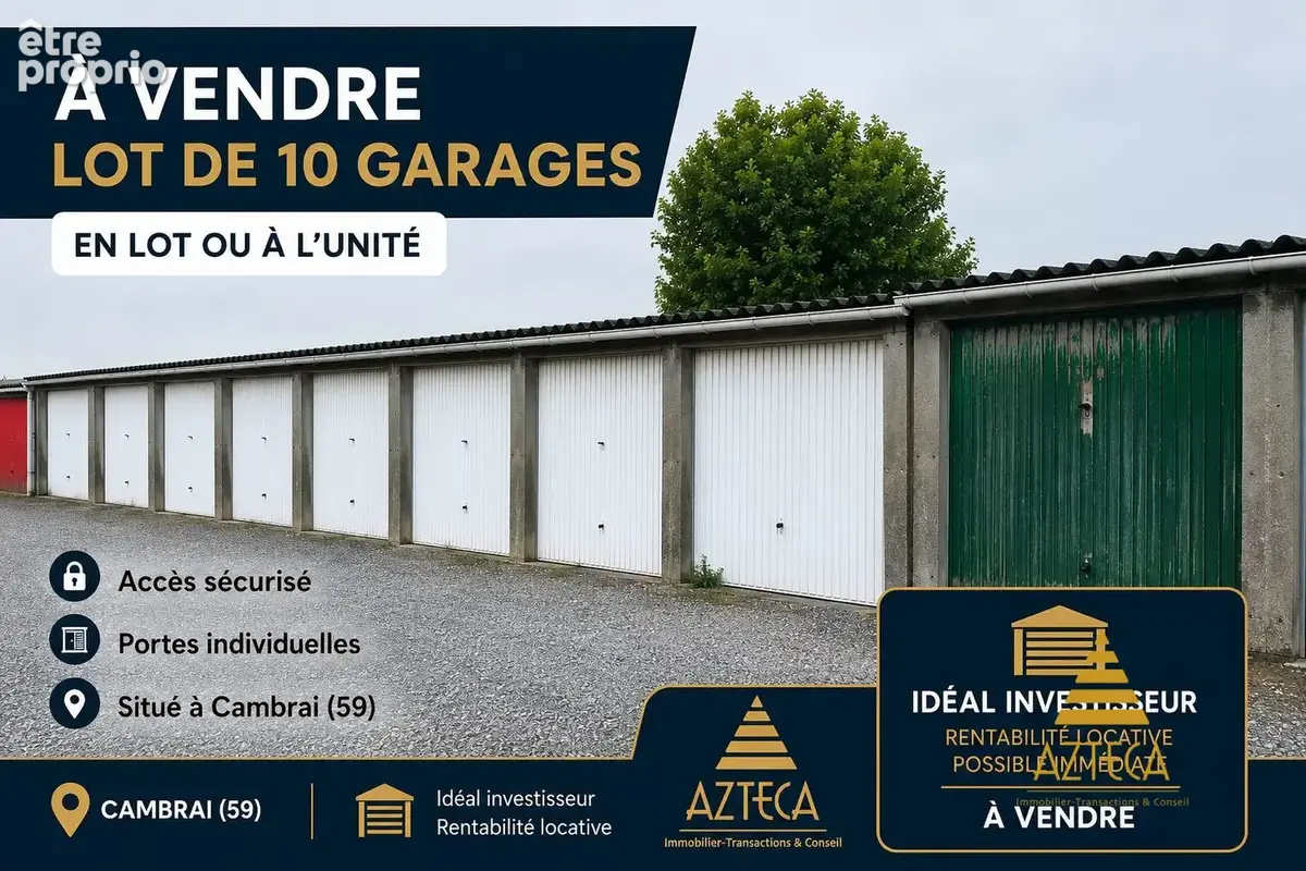 Photo Parking à Cambrai au prix de 117 500€