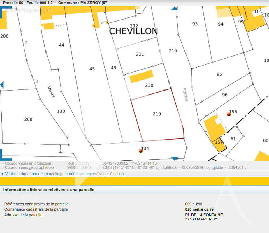 Terrain de 820m2 - photo 3