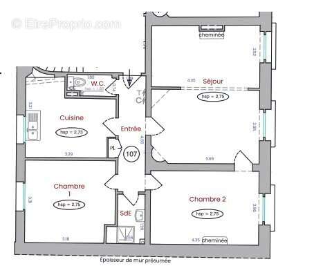 Appartement à LEVALLOIS-PERRET