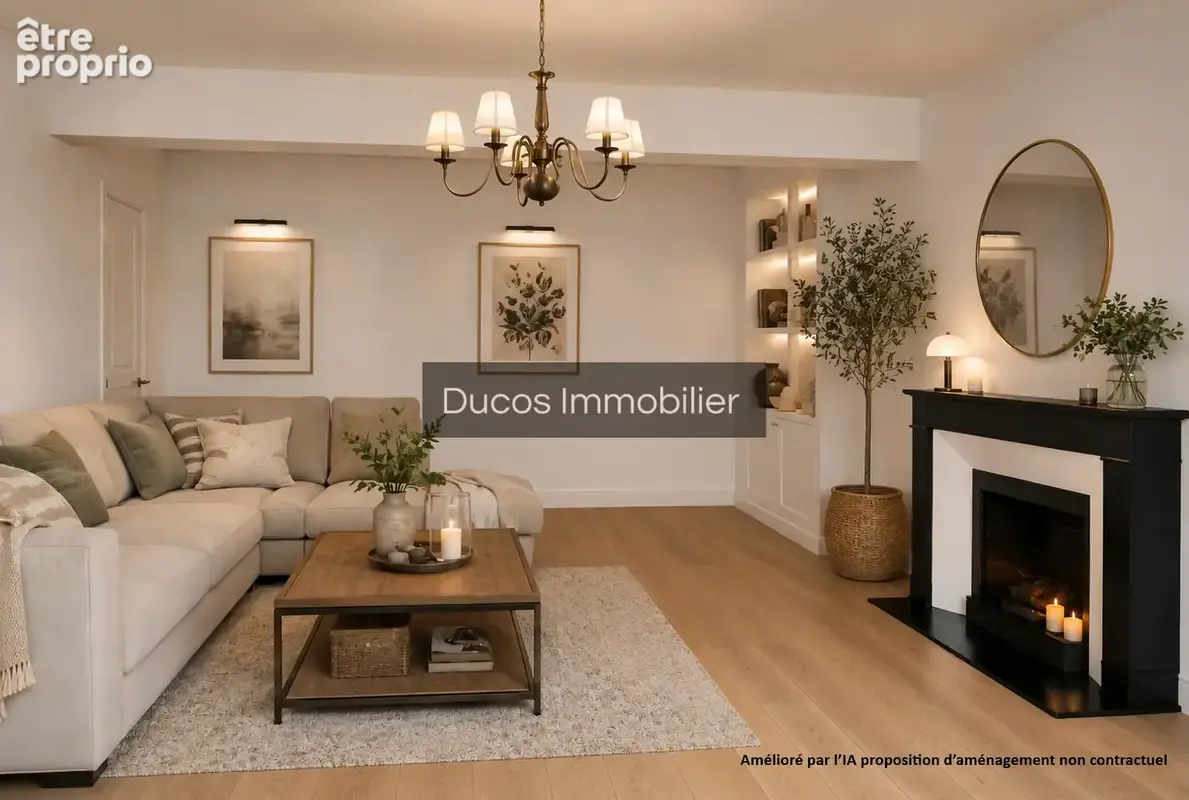 Plein coeur de Sainte Bazeille maison avec patio, garage et beaux volumes - photo 8