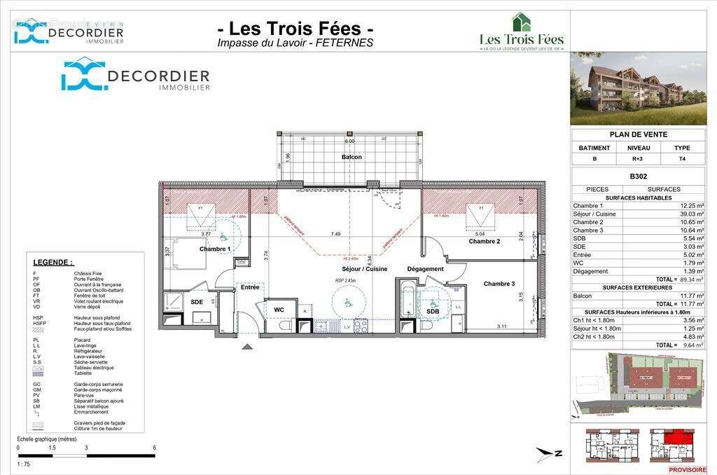Appartement à FETERNES