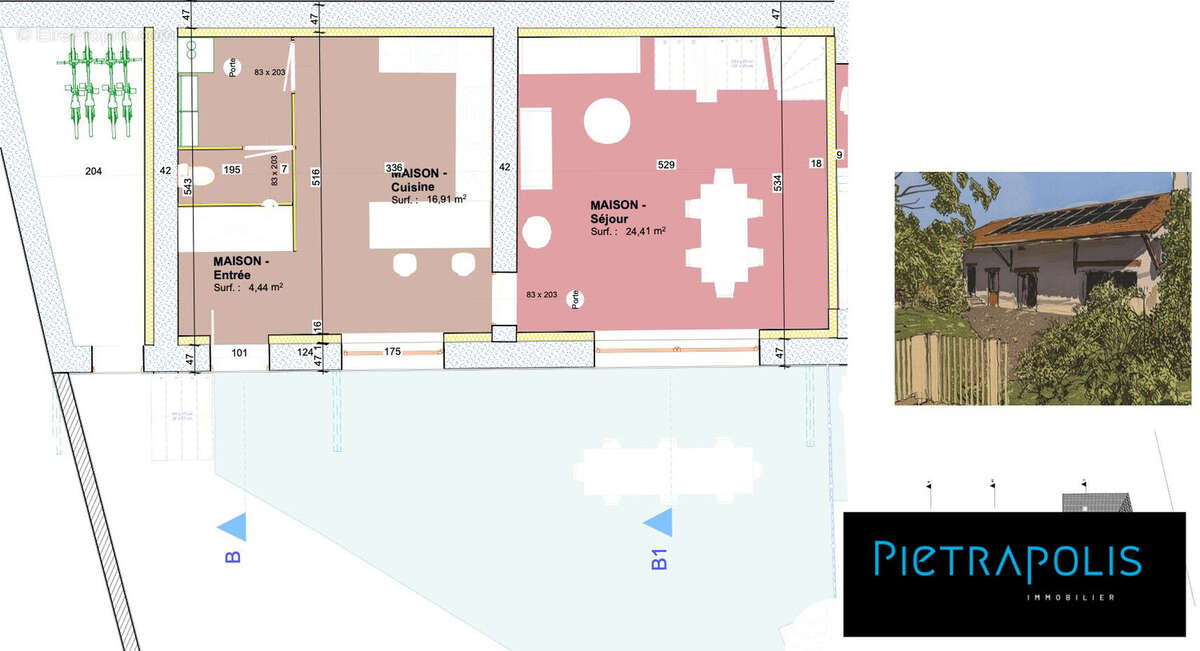 Maison à VILLEFRANCHE-SUR-SAONE