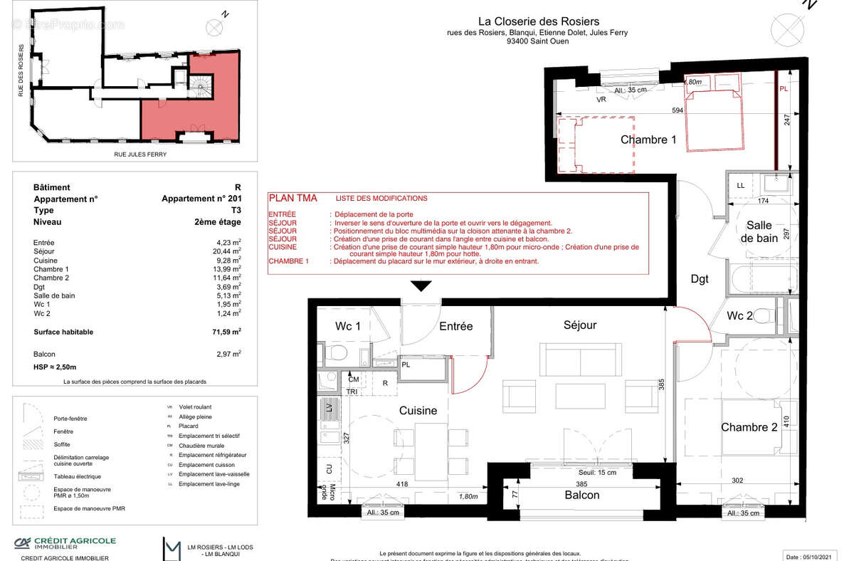 Appartement à SAINT-OUEN