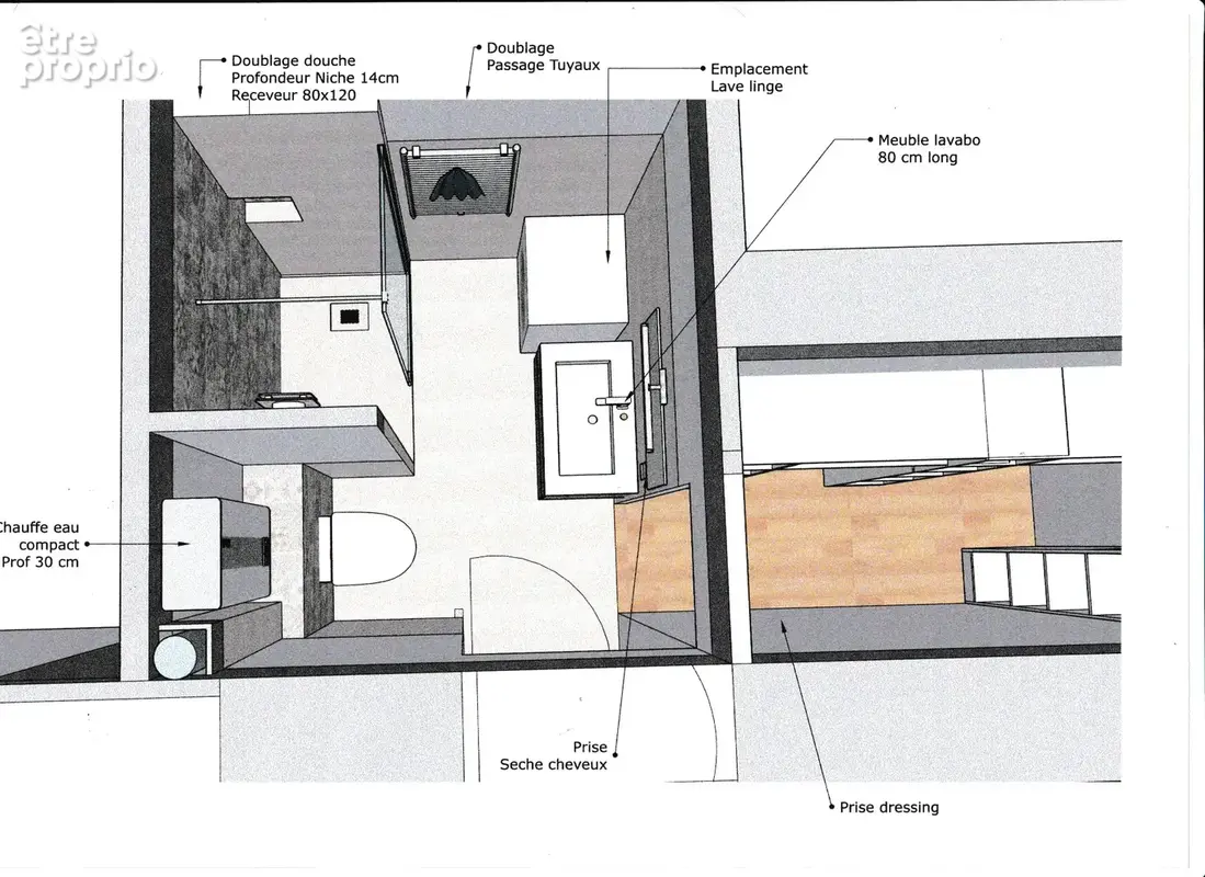 T2 centre ville refait a neuf - photo 5