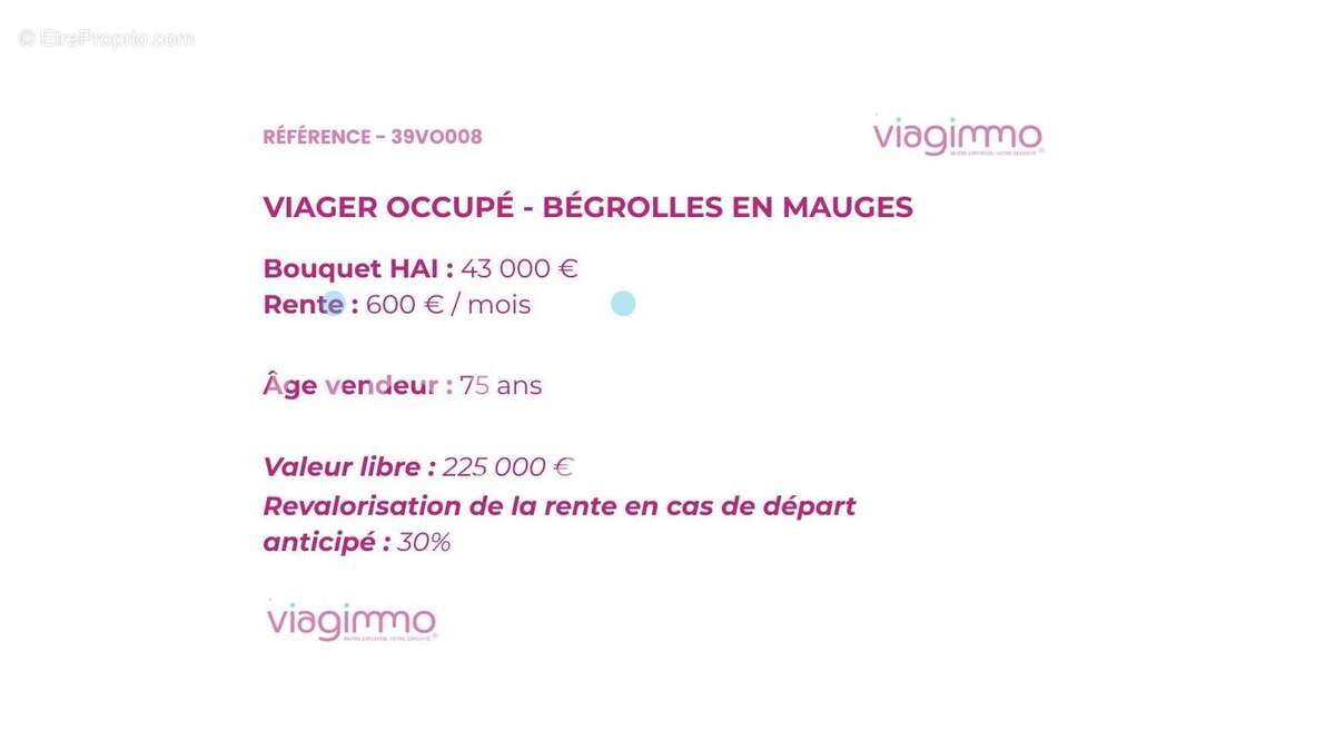 Maison à BEGROLLES-EN-MAUGES