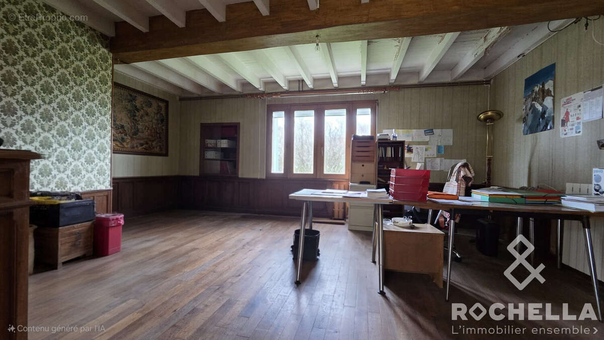 Salon rez de chaussée - Maison à PAILLE