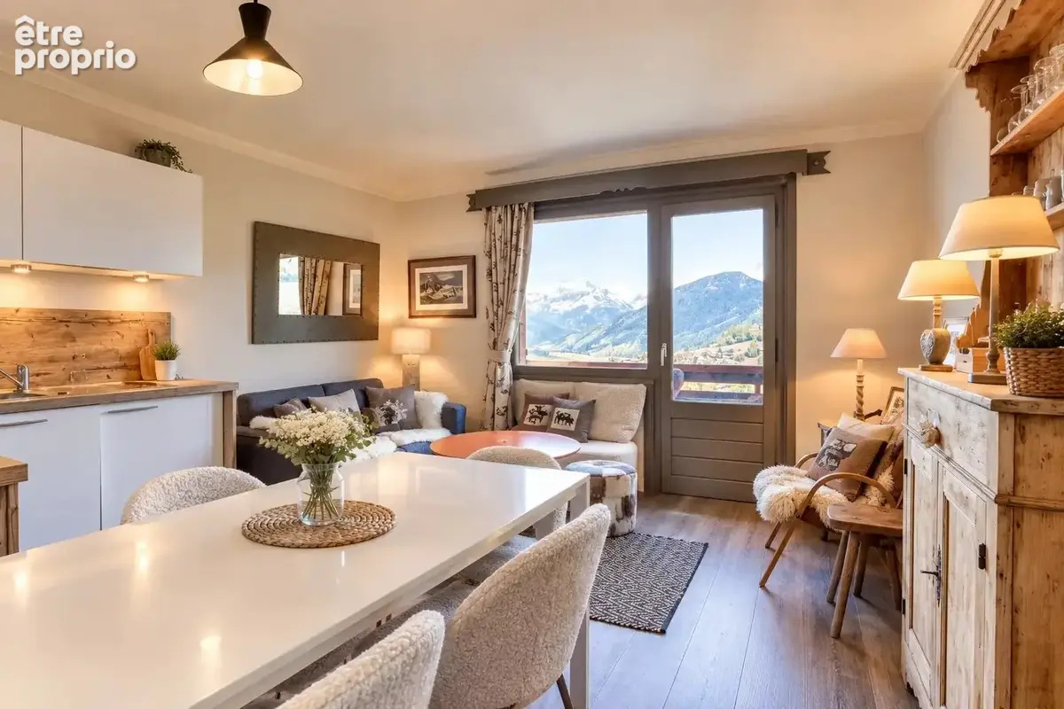 COMBLOUX – Appartement 3 pièces avec vue exceptionnelle sur le Mont-Blanc - photo 3