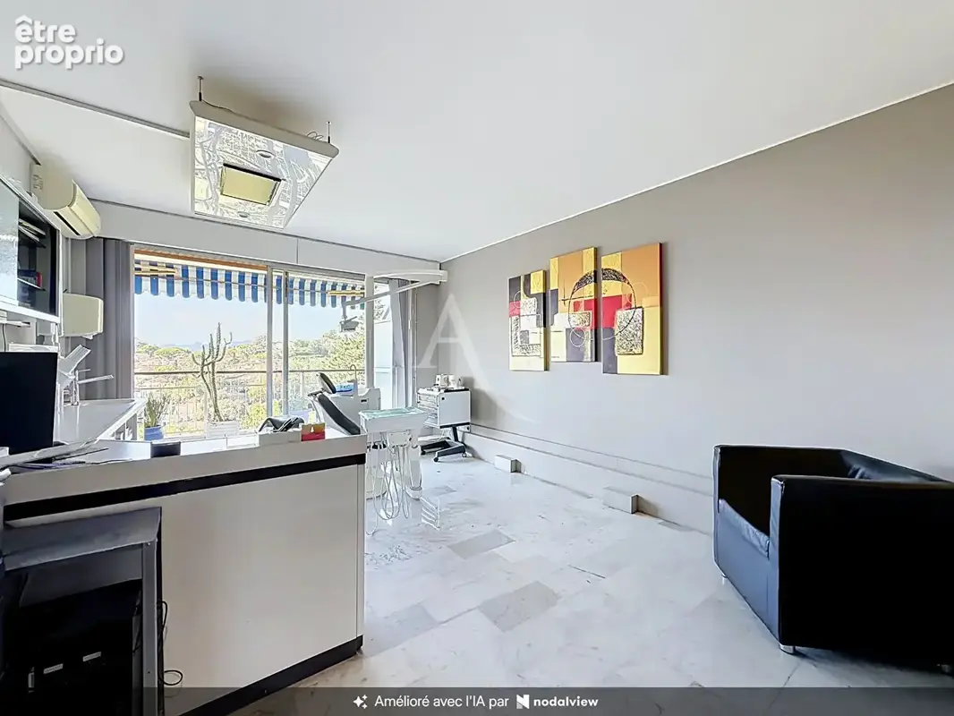 Cannes haut stanislas  3 pièces 80 m²  terrasse 17m2 sud ouest ? vue mer - photo 6