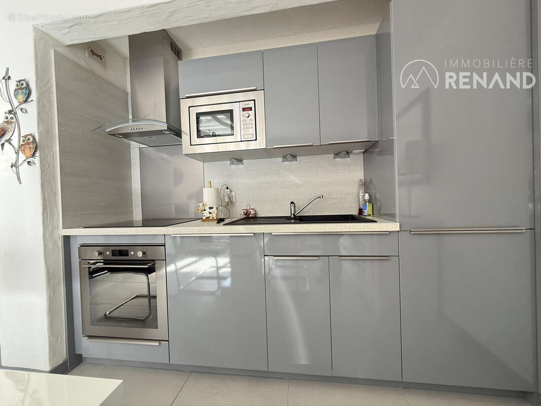 Balcon plein sud depuis le séjour  - Appartement à CLUSES